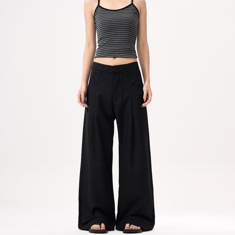 Pantalones casuales americanos holgados de dinero antiguo - Imagen 2