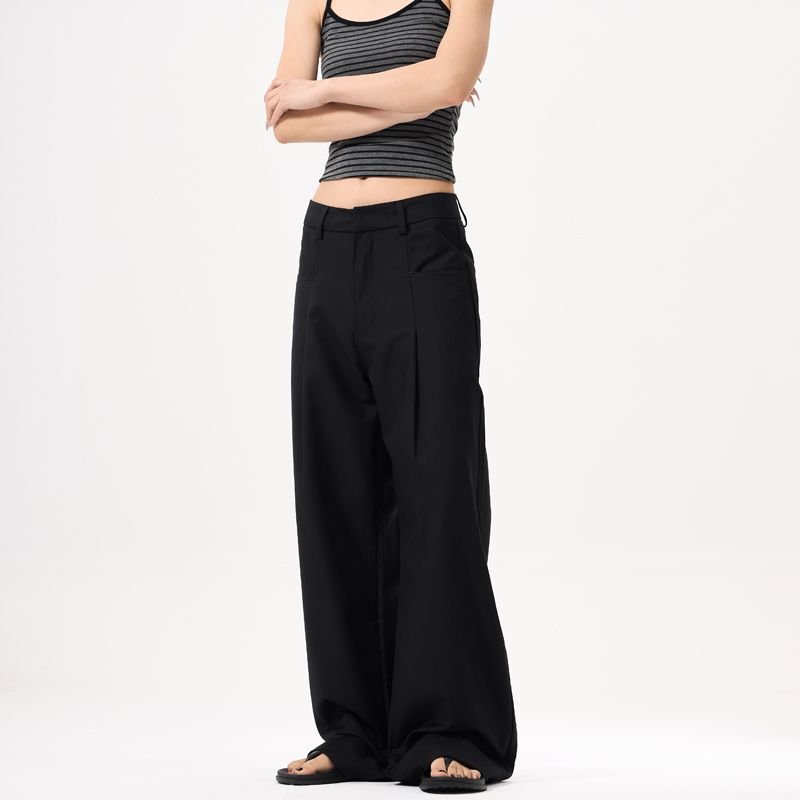 Pantalones casuales americanos holgados de dinero antiguo